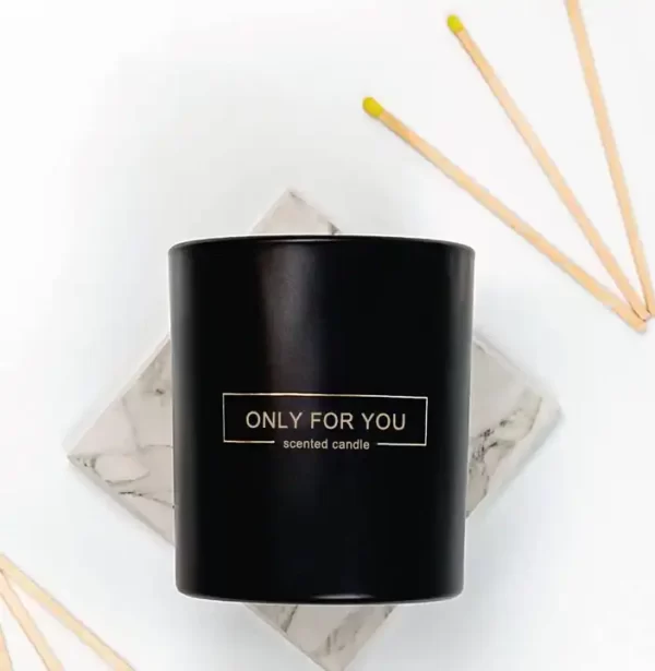 Home Decoration Custom Soy Wax Glass Jar Scented Candle - Giftatbox